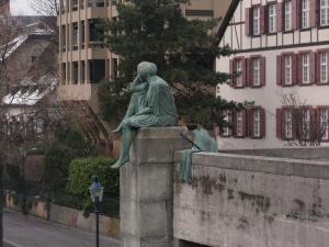 Скульптура Гельвеции, Базель, Швейцария