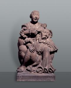 Оригиналы скульптур фонтана «Самсон и Далила», Базель, Швейцария