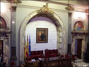Интерьер мэрии Валенсии, Валенсия, Испания