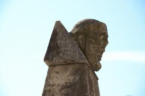 Монсеррат, скульптура святого Доминика