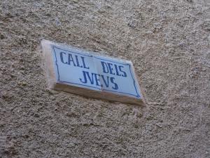 Еврейская улица в Монблане, Каталония, Испания