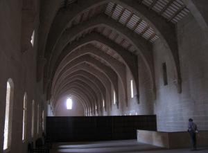 Дормиторий в монастыре Поблет, Каталония, Испания