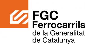 Логотип городских электричек FGC в Барселоне
