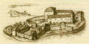 Выборгский замок в 1442-1448 гг., реконструкция