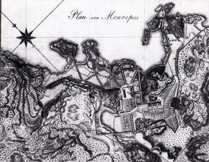 План парка Монрепо в 1806 г.